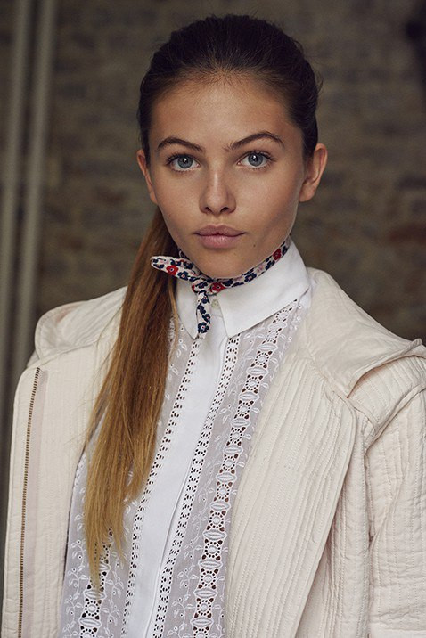 Thylane Blondeau featured in  the Paul et Joe advertisement for Spring/Summer 2016