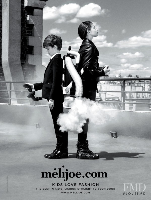 Thylane Blondeau featured in  the Melijoe advertisement for Autumn/Winter 2014