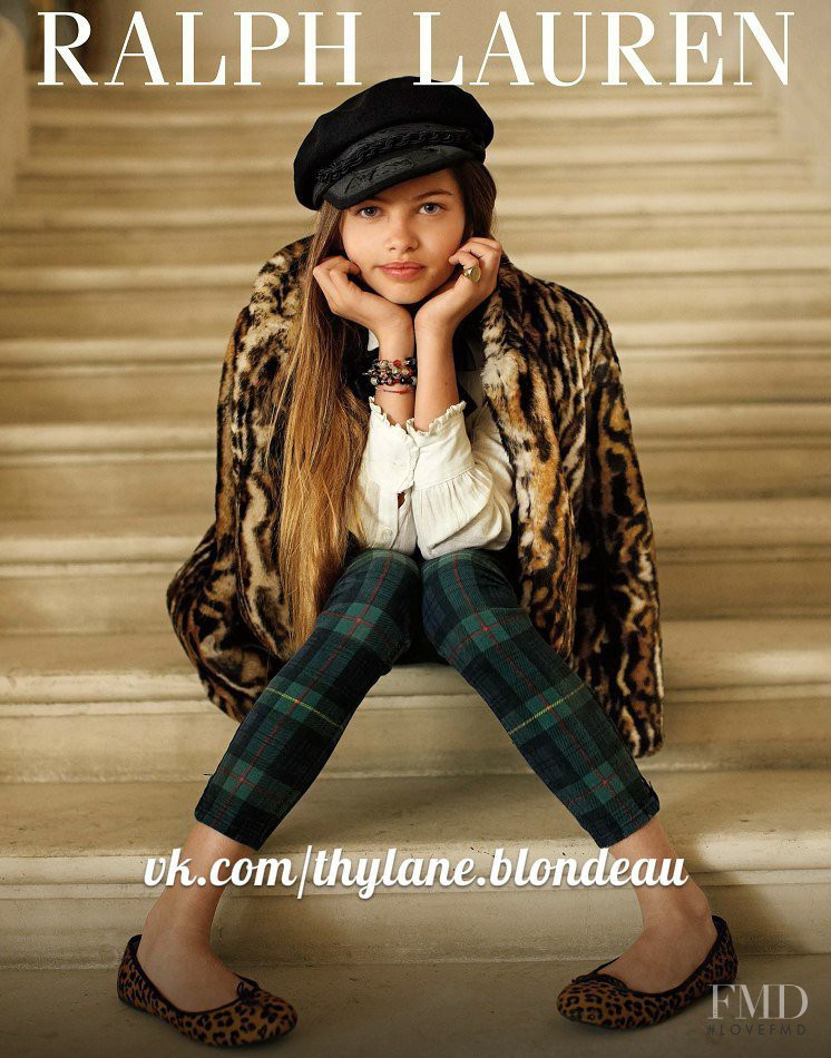 Thylane Blondeau featured in  the Ralph Lauren advertisement for Autumn/Winter 2011