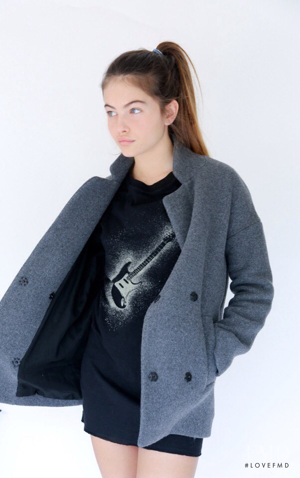 Thylane Blondeau featured in  the Swidens Teen advertisement for Autumn/Winter 2016