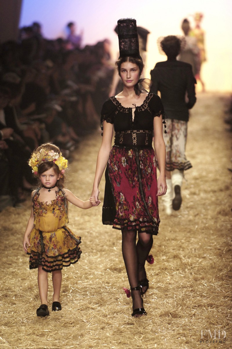 Thylane Blondeau featured in  the Jean-Paul Gaultier fashion show for Spring/Summer 2006