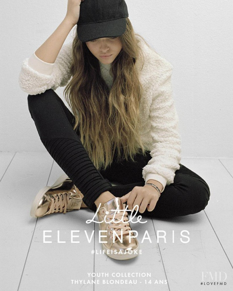 Thylane Blondeau featured in  the Eleven Paris Little advertisement for Autumn/Winter 2015