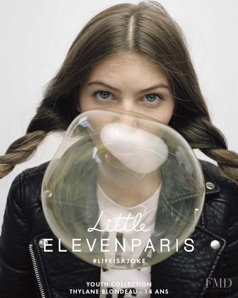 Thylane Blondeau featured in  the Eleven Paris Little advertisement for Autumn/Winter 2015