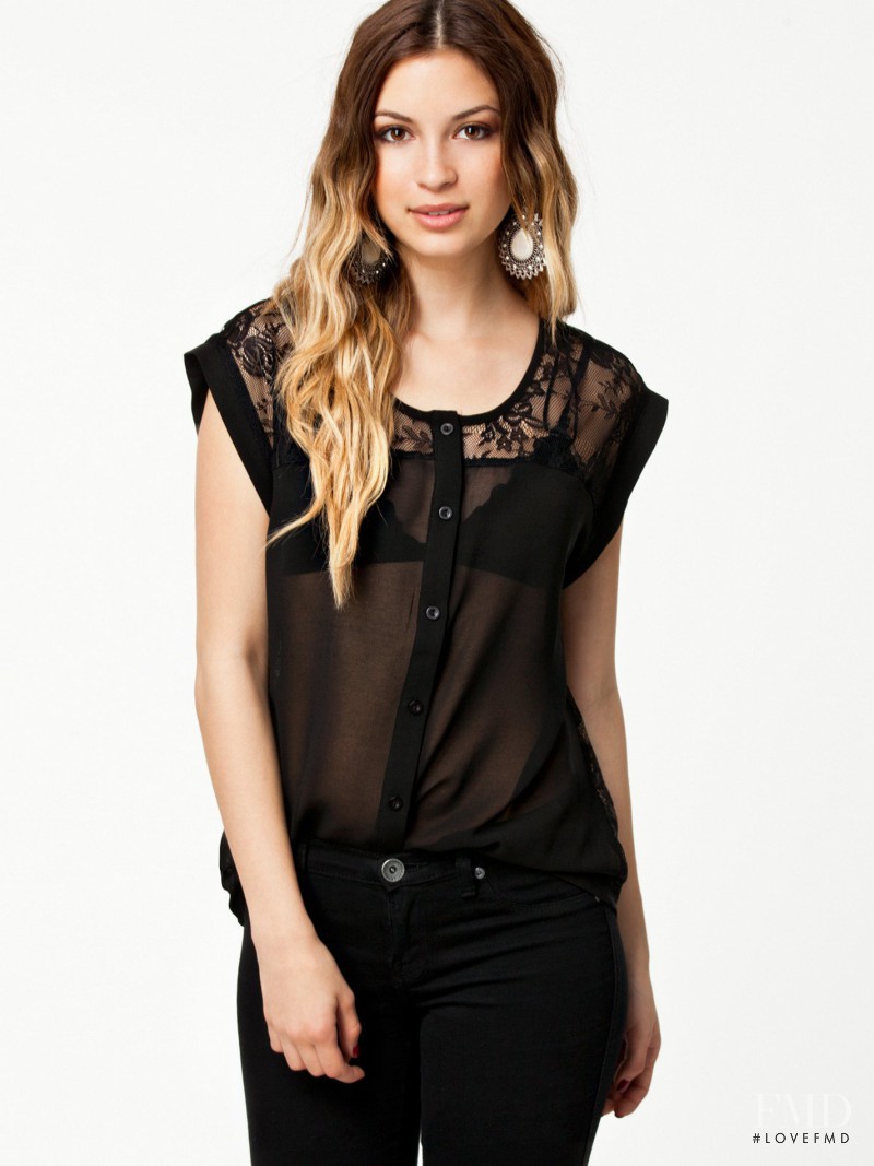 Cassie Amato featured in  the nelly.com catalogue for Spring/Summer 2014