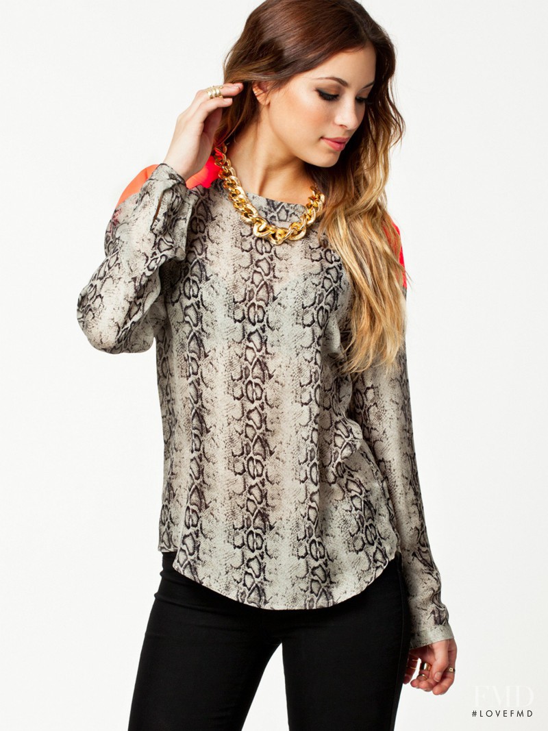 Cassie Amato featured in  the nelly.com catalogue for Spring/Summer 2014
