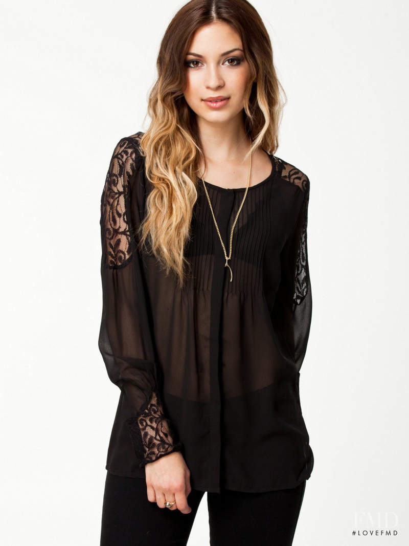 Cassie Amato featured in  the nelly.com catalogue for Spring/Summer 2014
