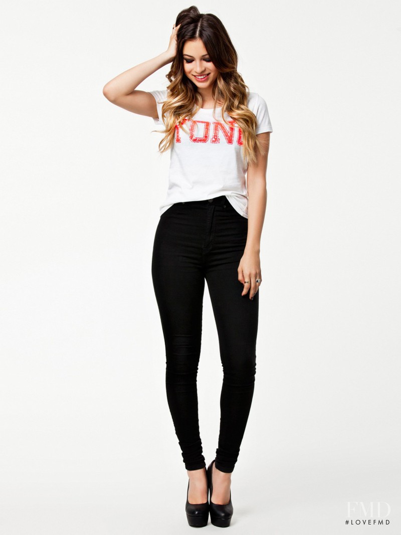 Cassie Amato featured in  the nelly.com catalogue for Spring/Summer 2014
