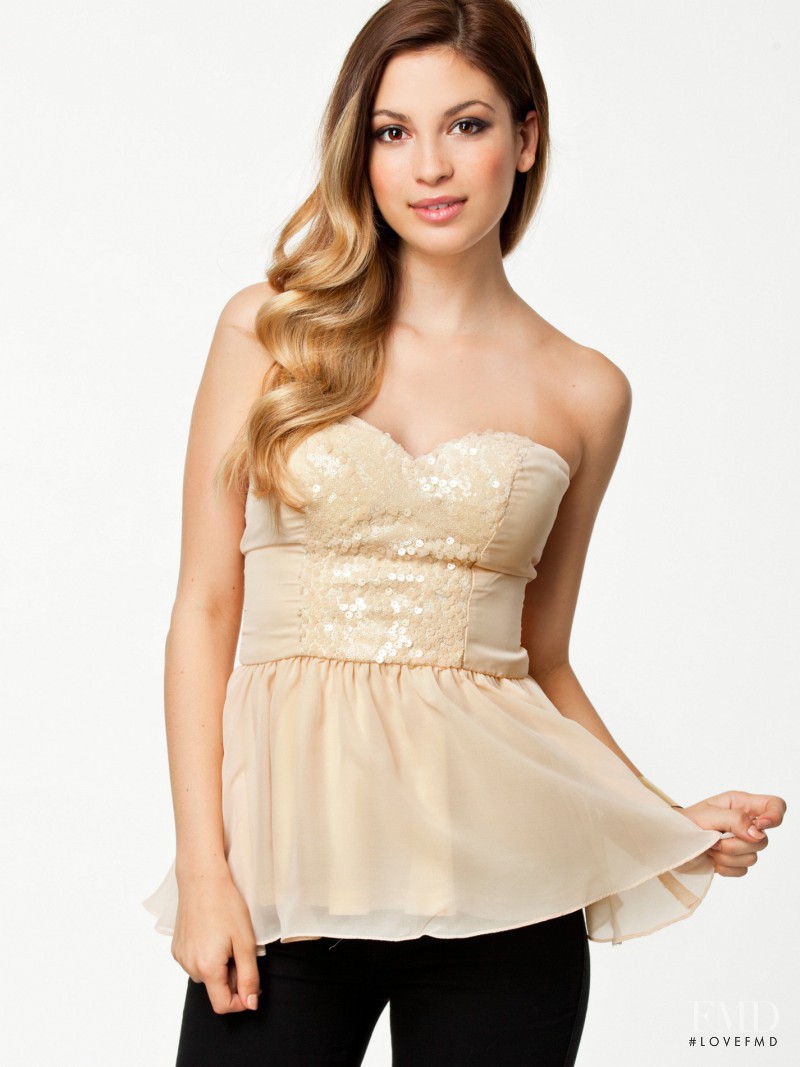 Cassie Amato featured in  the nelly.com catalogue for Spring/Summer 2014