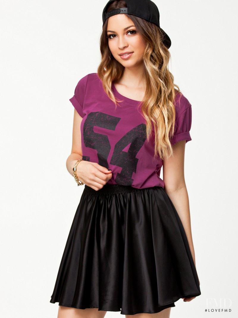 Cassie Amato featured in  the nelly.com catalogue for Spring/Summer 2014