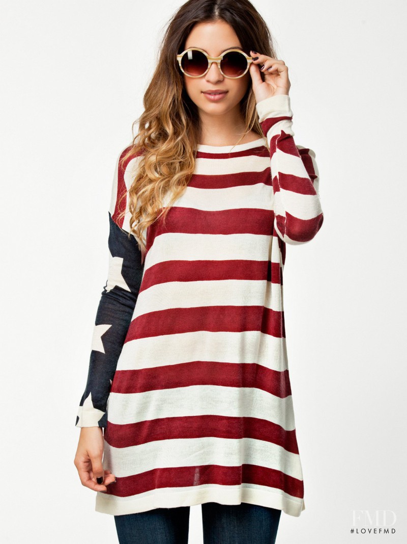 Cassie Amato featured in  the nelly.com catalogue for Spring/Summer 2014