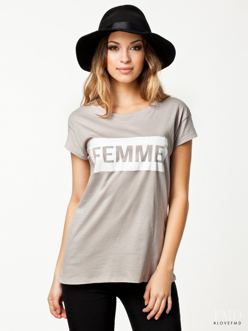 Cassie Amato featured in  the nelly.com catalogue for Spring/Summer 2014