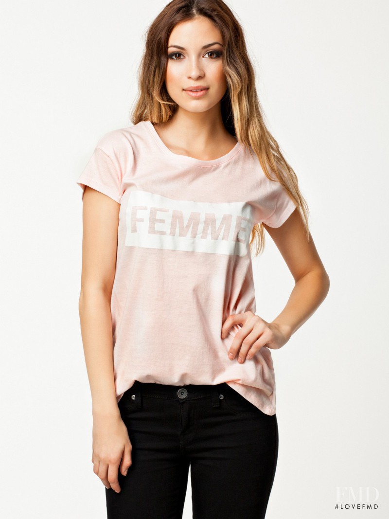 Cassie Amato featured in  the nelly.com catalogue for Spring/Summer 2014