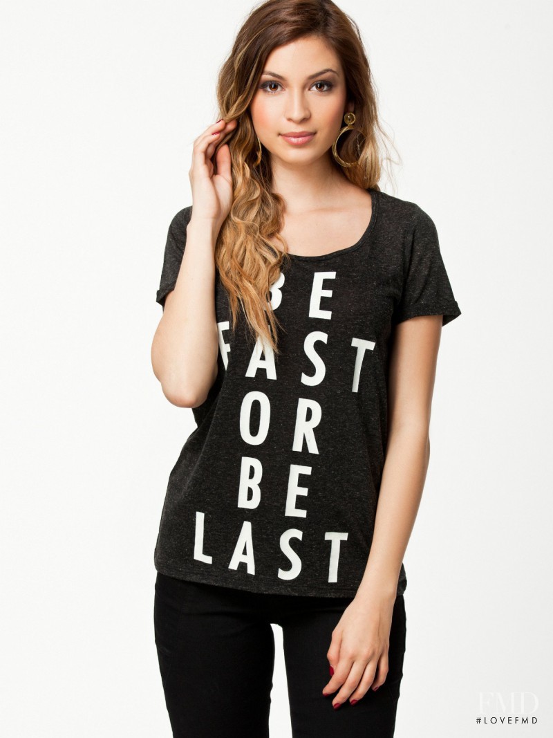 Cassie Amato featured in  the nelly.com catalogue for Spring/Summer 2014