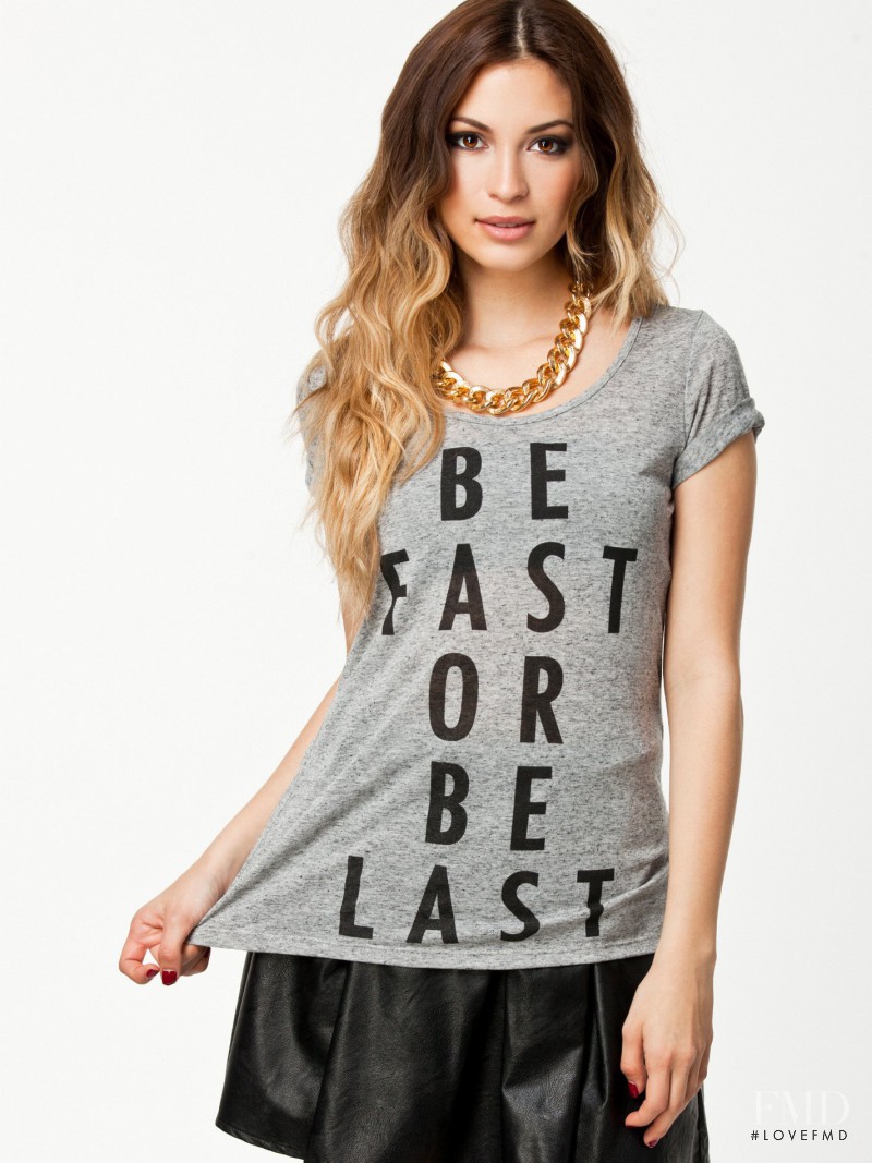 Cassie Amato featured in  the nelly.com catalogue for Spring/Summer 2014