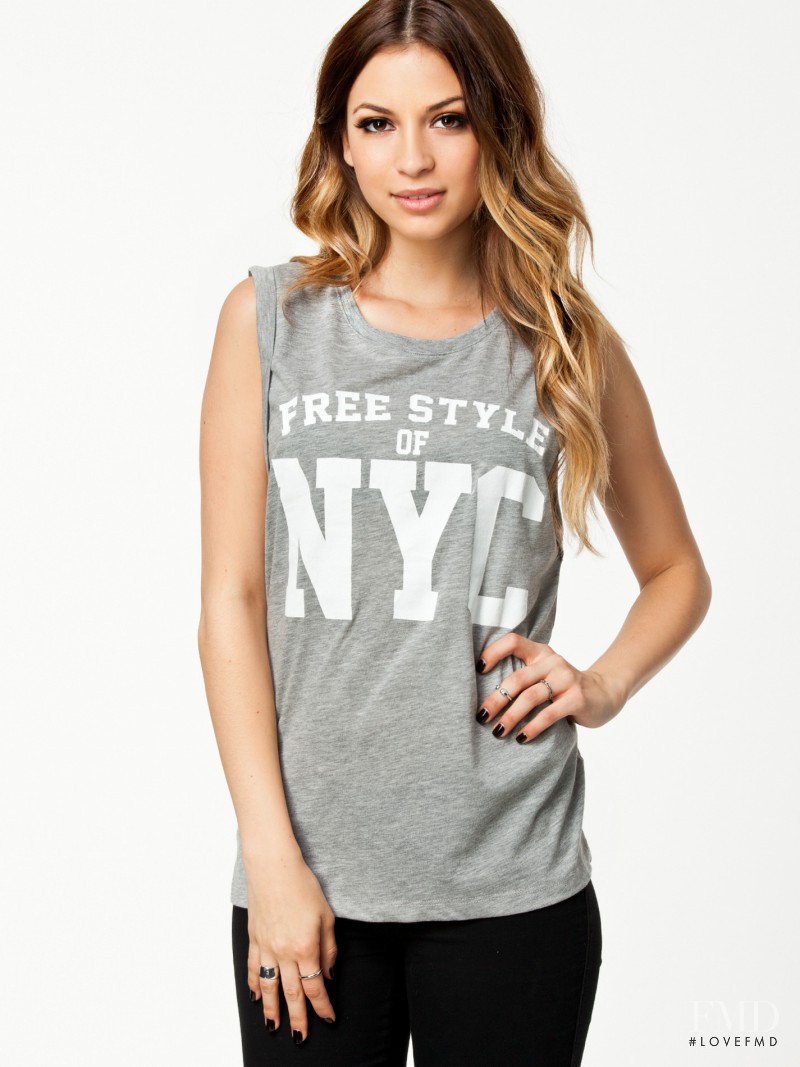 Cassie Amato featured in  the nelly.com catalogue for Spring/Summer 2014