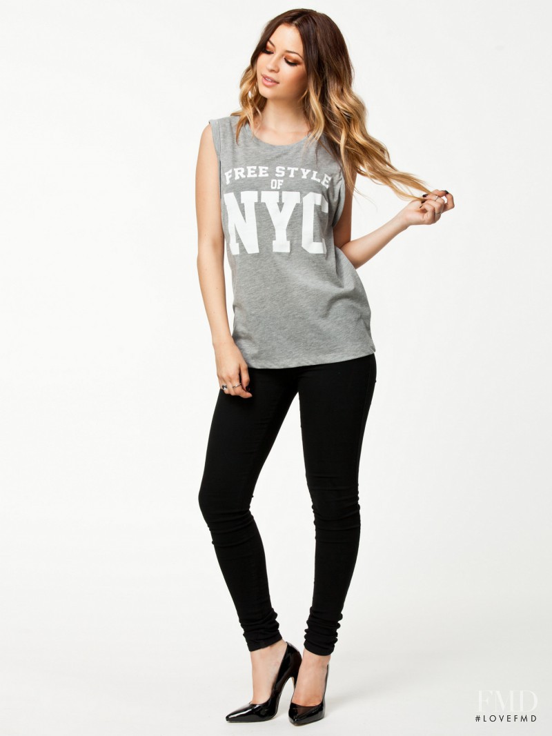 Cassie Amato featured in  the nelly.com catalogue for Spring/Summer 2014
