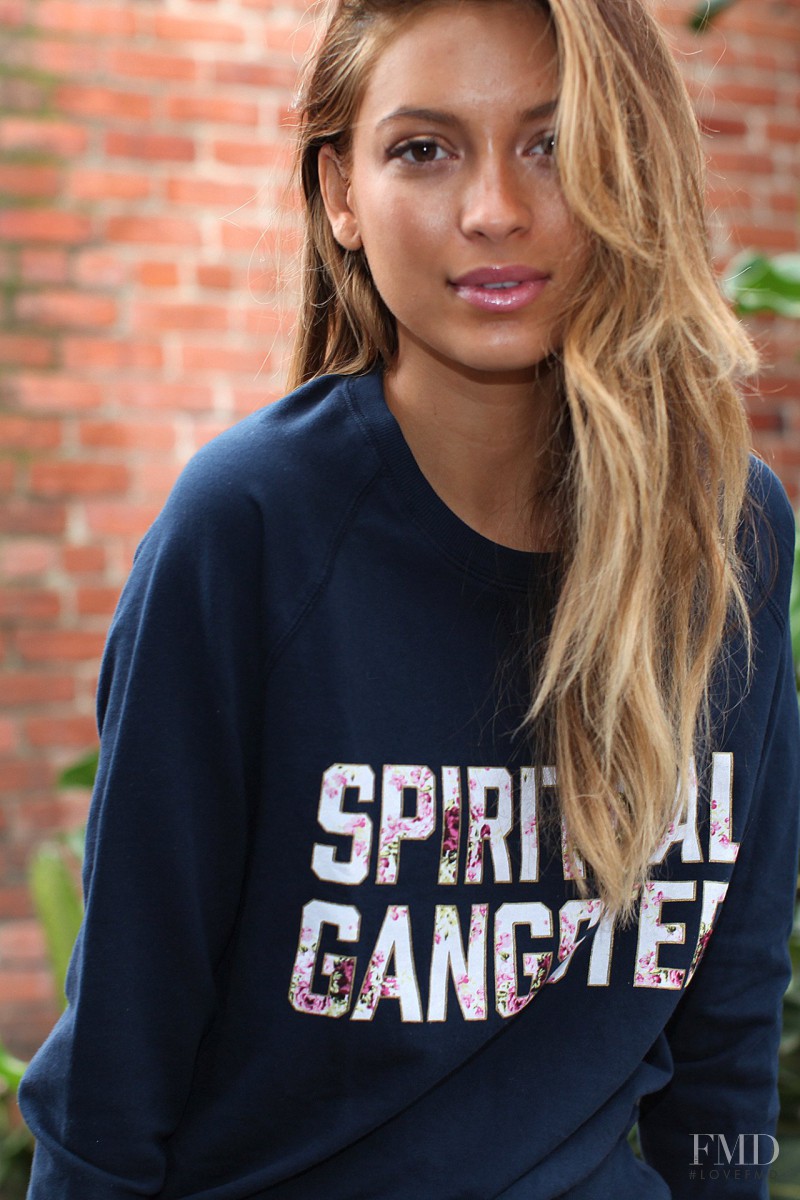 Cassie Amato featured in  the Spiritual Gangster lookbook for Autumn/Winter 2015