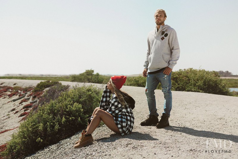 Cassie Amato featured in  the Crooks & Castles lookbook for Autumn/Winter 2015