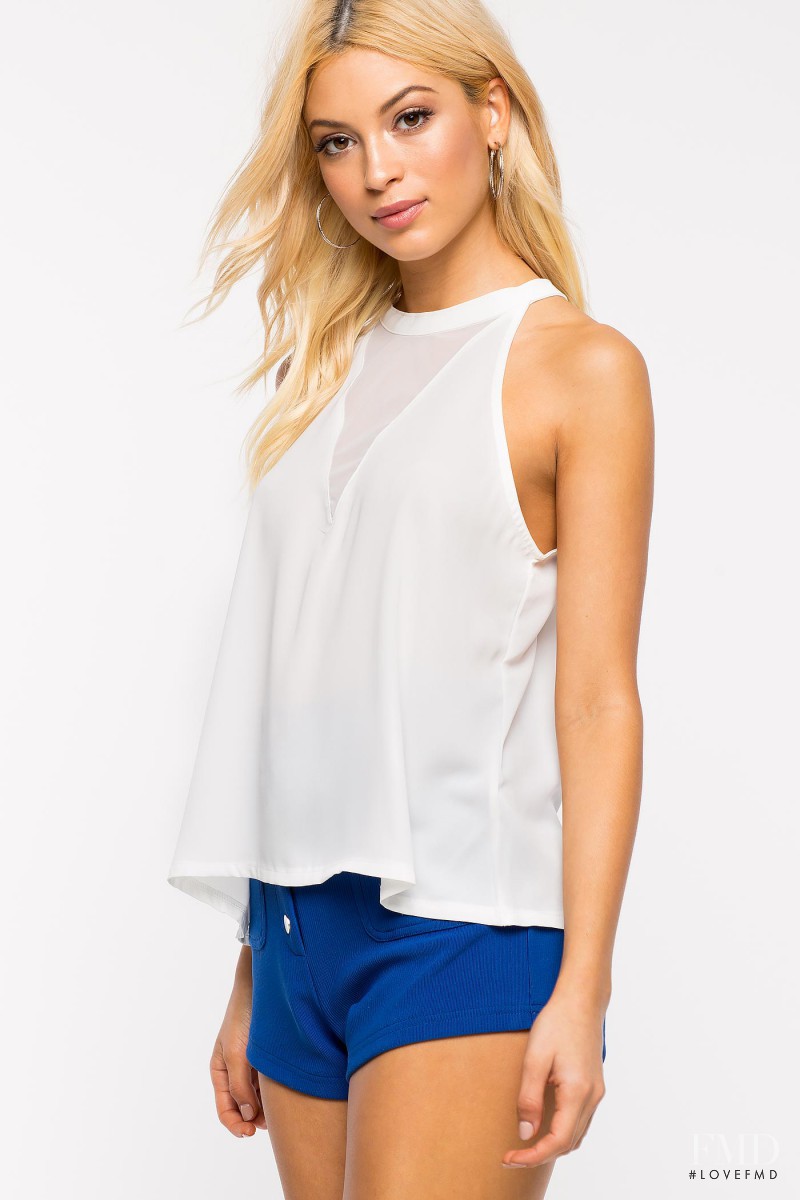 Cassie Amato featured in  the A\'Gaci catalogue for Summer 2016