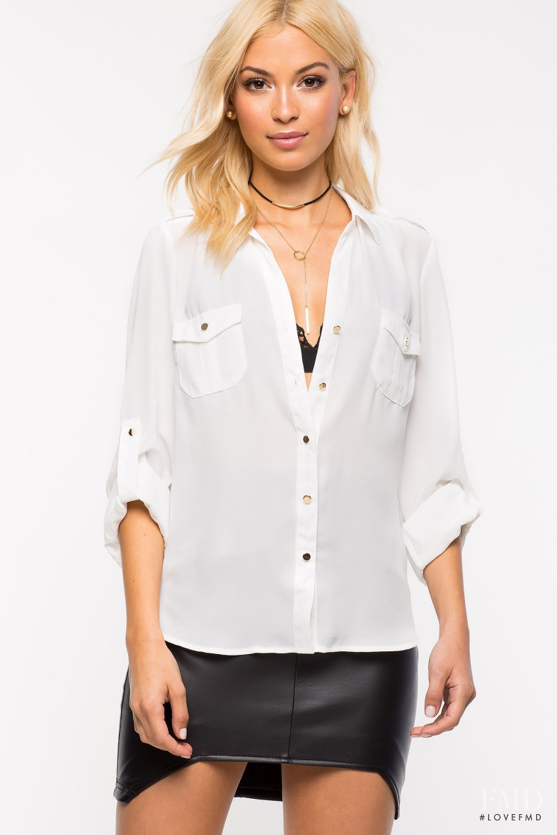 Cassie Amato featured in  the A\'Gaci catalogue for Summer 2016