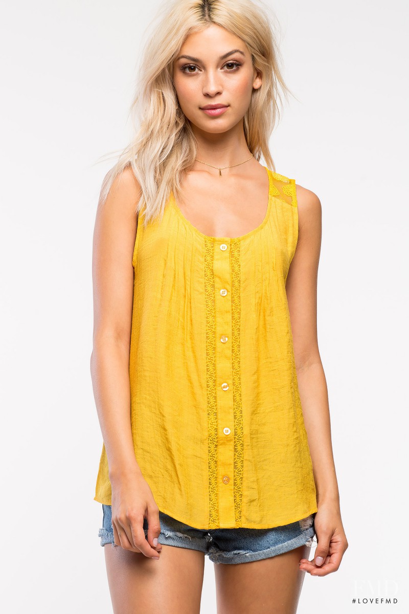 Cassie Amato featured in  the A\'Gaci catalogue for Summer 2016