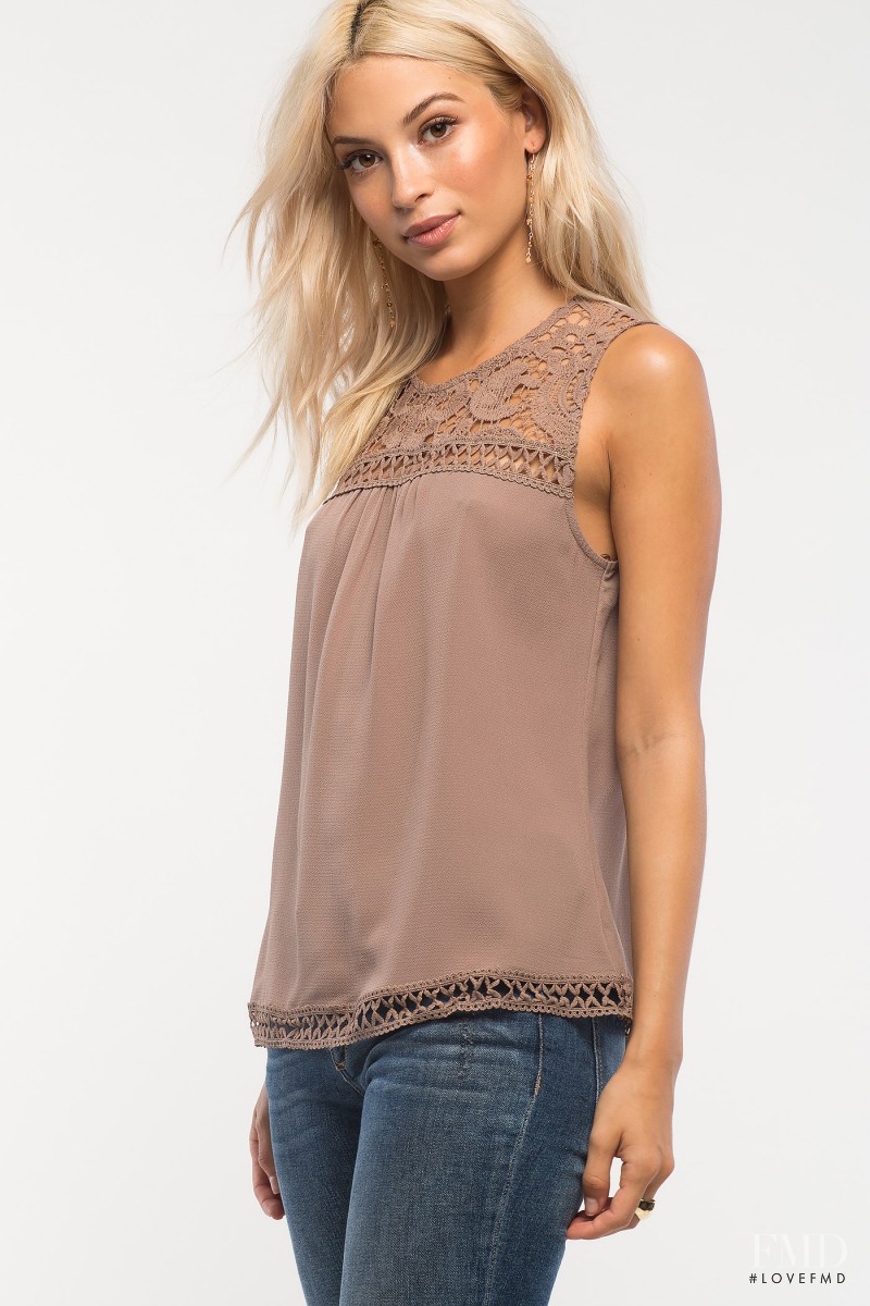 Cassie Amato featured in  the A\'Gaci catalogue for Summer 2016