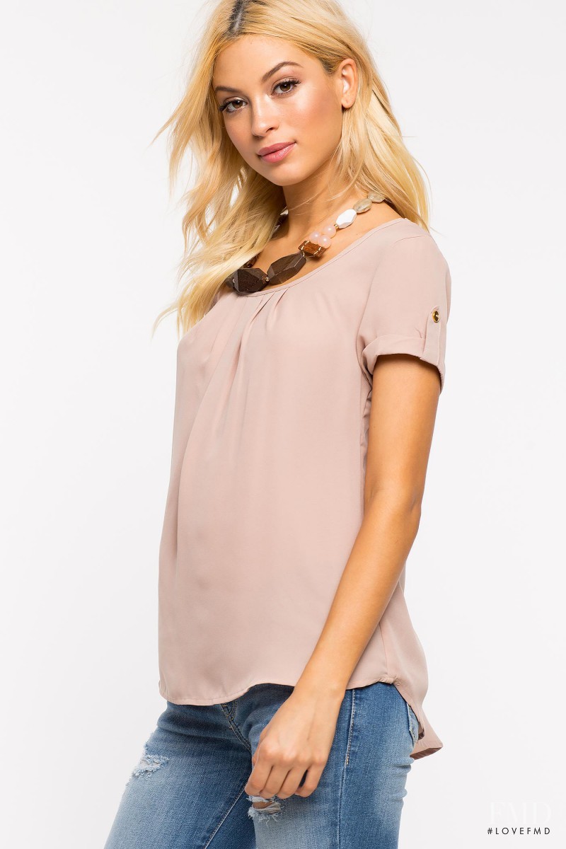 Cassie Amato featured in  the A\'Gaci catalogue for Summer 2016