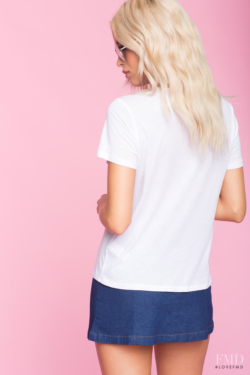 Cassie Amato featured in  the A\'Gaci catalogue for Summer 2016