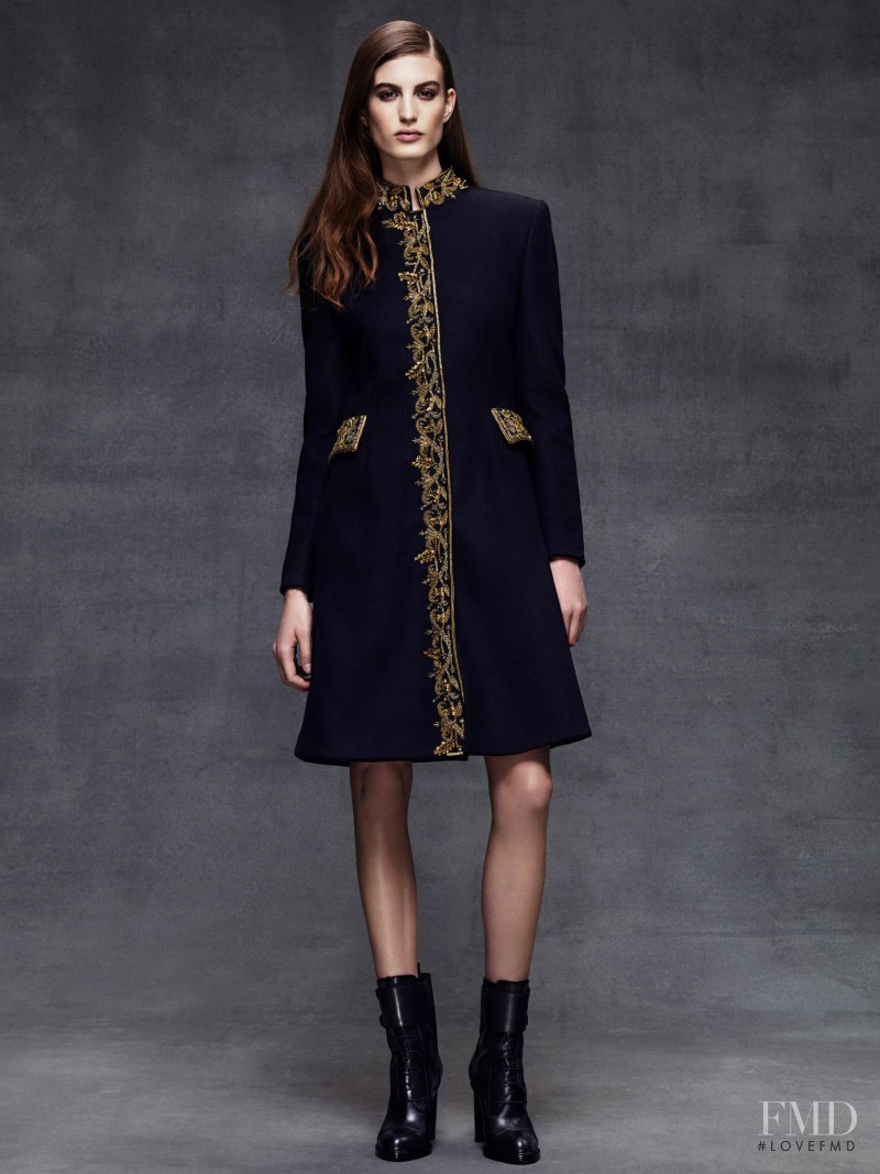 Elodia Prieto featured in  the Alberta Ferretti fashion show for Pre-Fall 2014