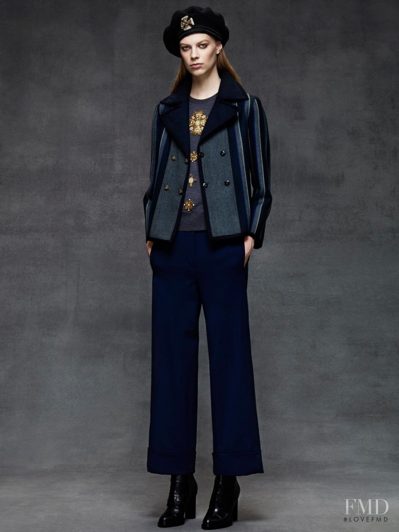 Elodia Prieto featured in  the Alberta Ferretti fashion show for Pre-Fall 2014