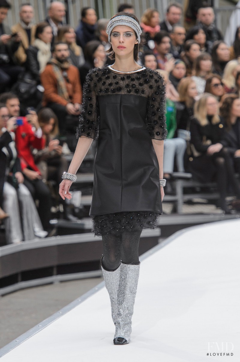 Margot Davy featured in  the Chanel fashion show for Autumn/Winter 2017