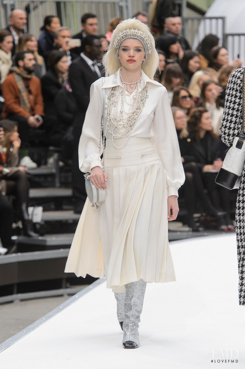 Stella Lucia featured in  the Chanel fashion show for Autumn/Winter 2017