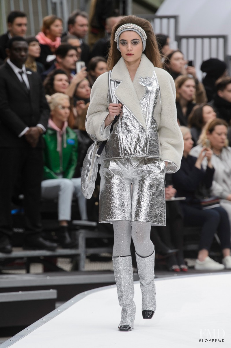 Romy Schönberger featured in  the Chanel fashion show for Autumn/Winter 2017