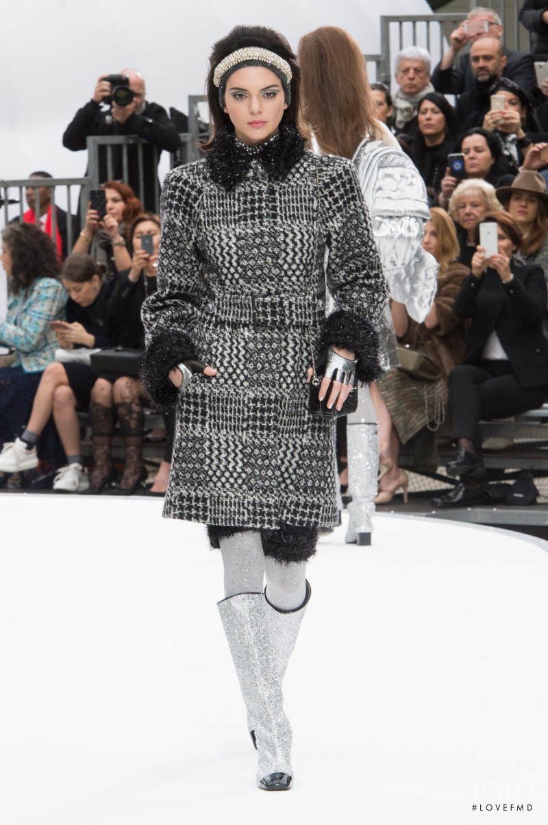 Kendall Jenner featured in  the Chanel fashion show for Autumn/Winter 2017