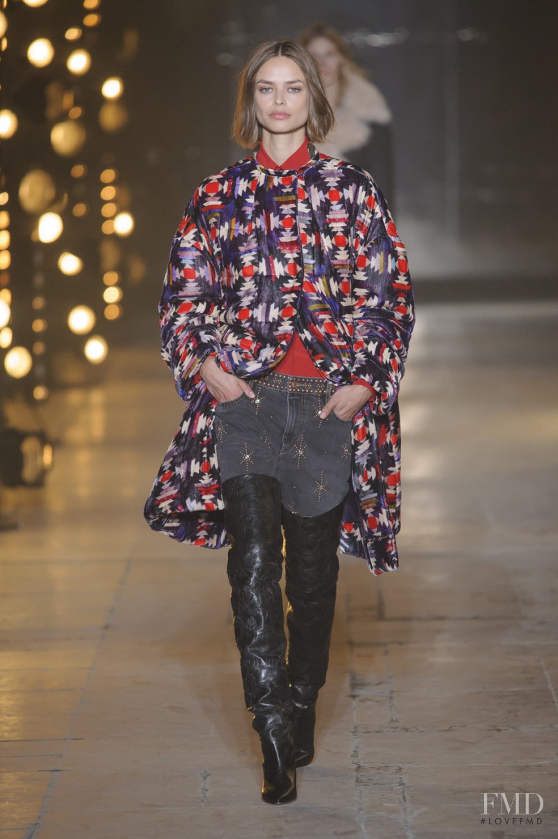 Birgit Kos featured in  the Isabel Marant fashion show for Autumn/Winter 2017