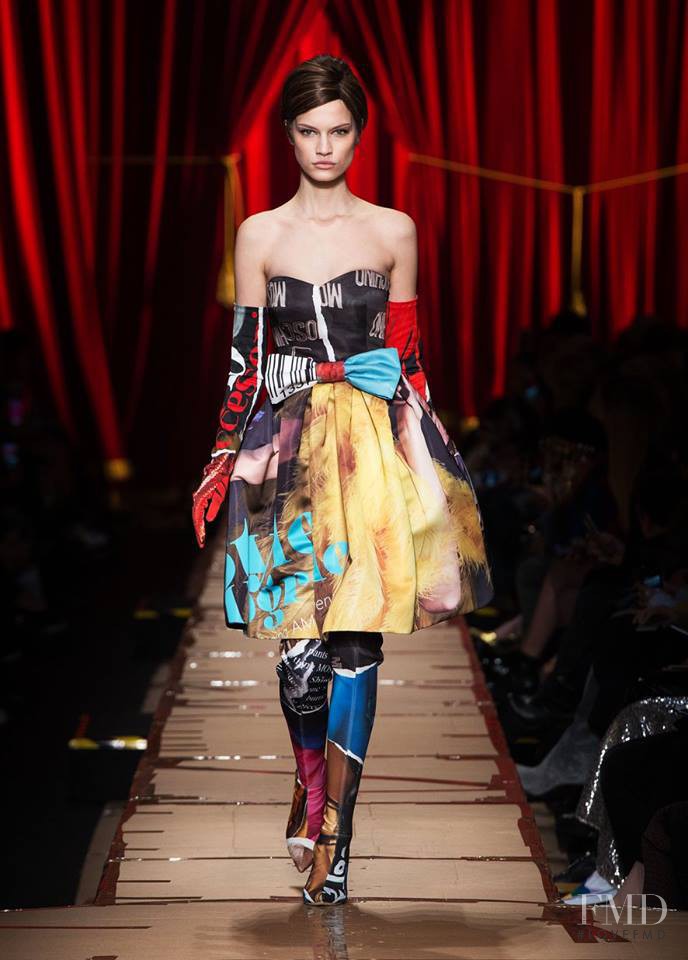 Faretta Radic featured in  the Moschino fashion show for Autumn/Winter 2017