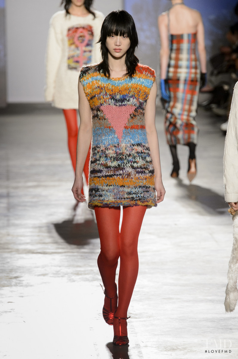 So Ra Choi featured in  the Missoni fashion show for Autumn/Winter 2017