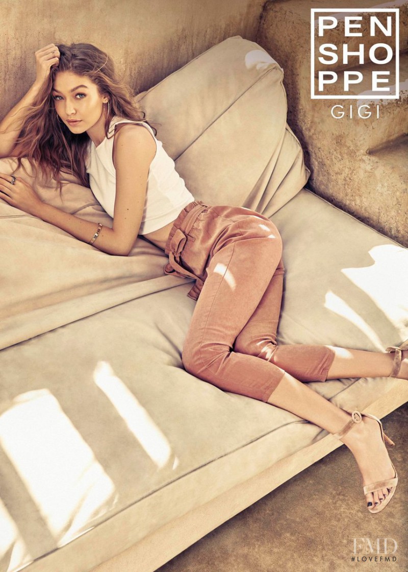 Gigi Hadid featured in  the Penshoppe advertisement for Spring/Summer 2017