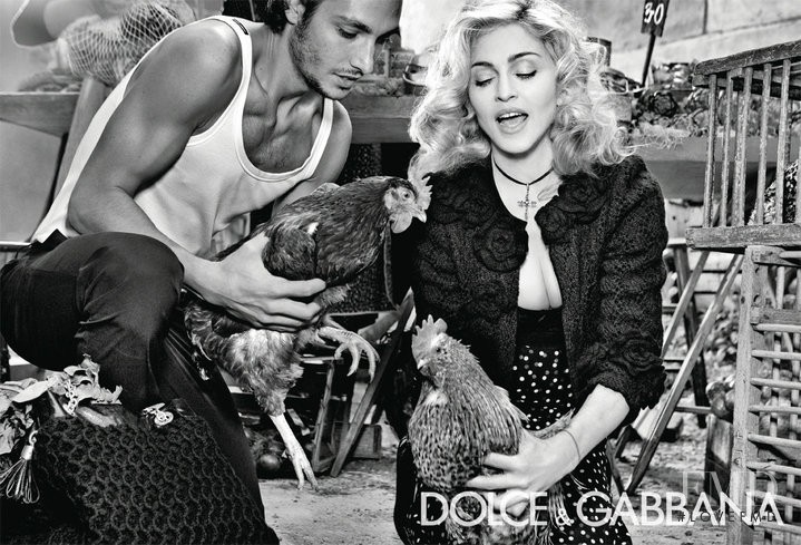 Lucho Jacob featured in  the Dolce & Gabbana advertisement for Winter 2011