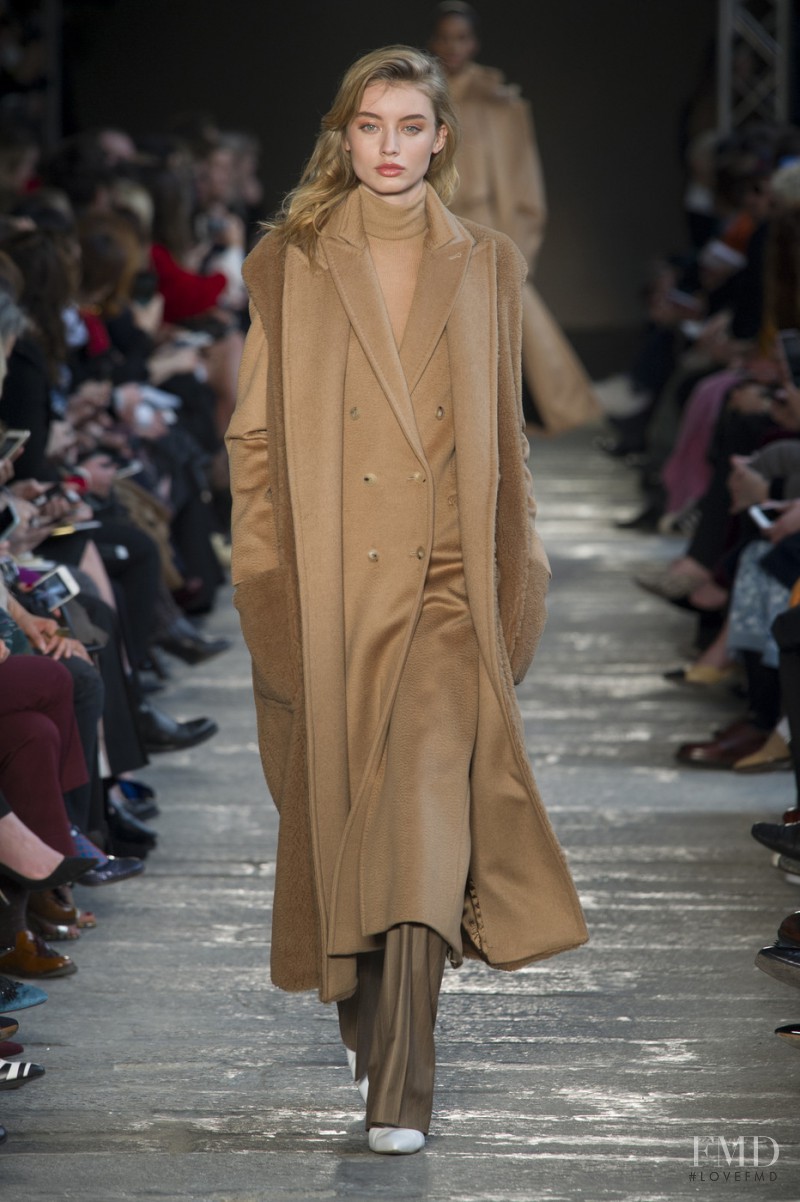 Giulia Maenza featured in  the Max Mara fashion show for Autumn/Winter 2017