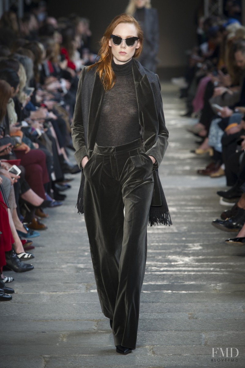 Kiki Willems featured in  the Max Mara fashion show for Autumn/Winter 2017