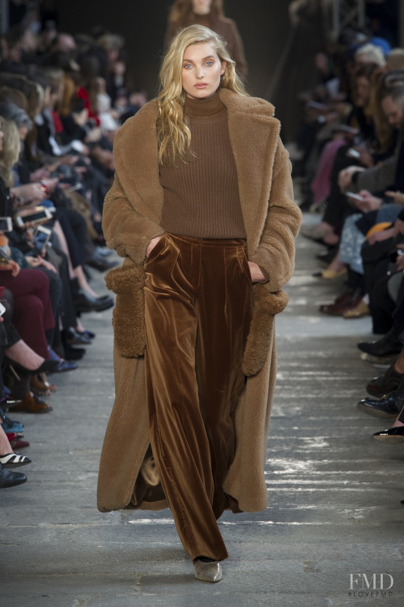 Elsa Hosk featured in  the Max Mara fashion show for Autumn/Winter 2017