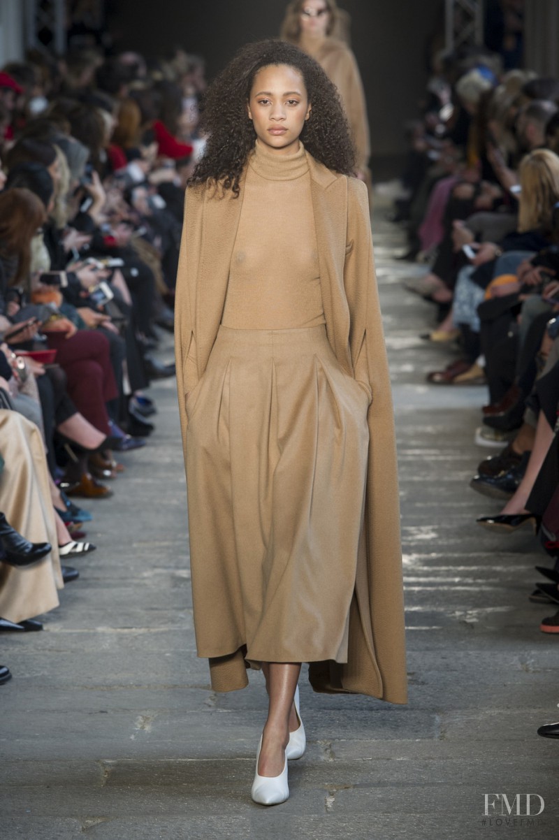 Selena Forrest featured in  the Max Mara fashion show for Autumn/Winter 2017