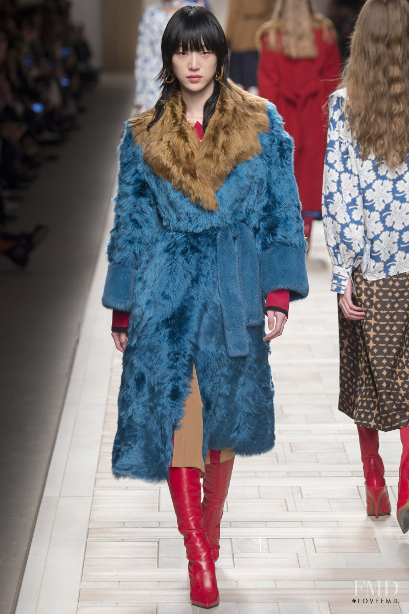 So Ra Choi featured in  the Fendi fashion show for Autumn/Winter 2017