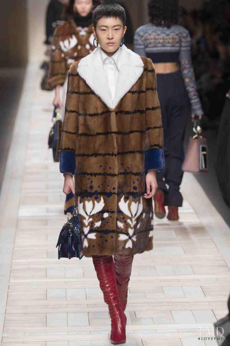 So Hyun Jung featured in  the Fendi fashion show for Autumn/Winter 2017