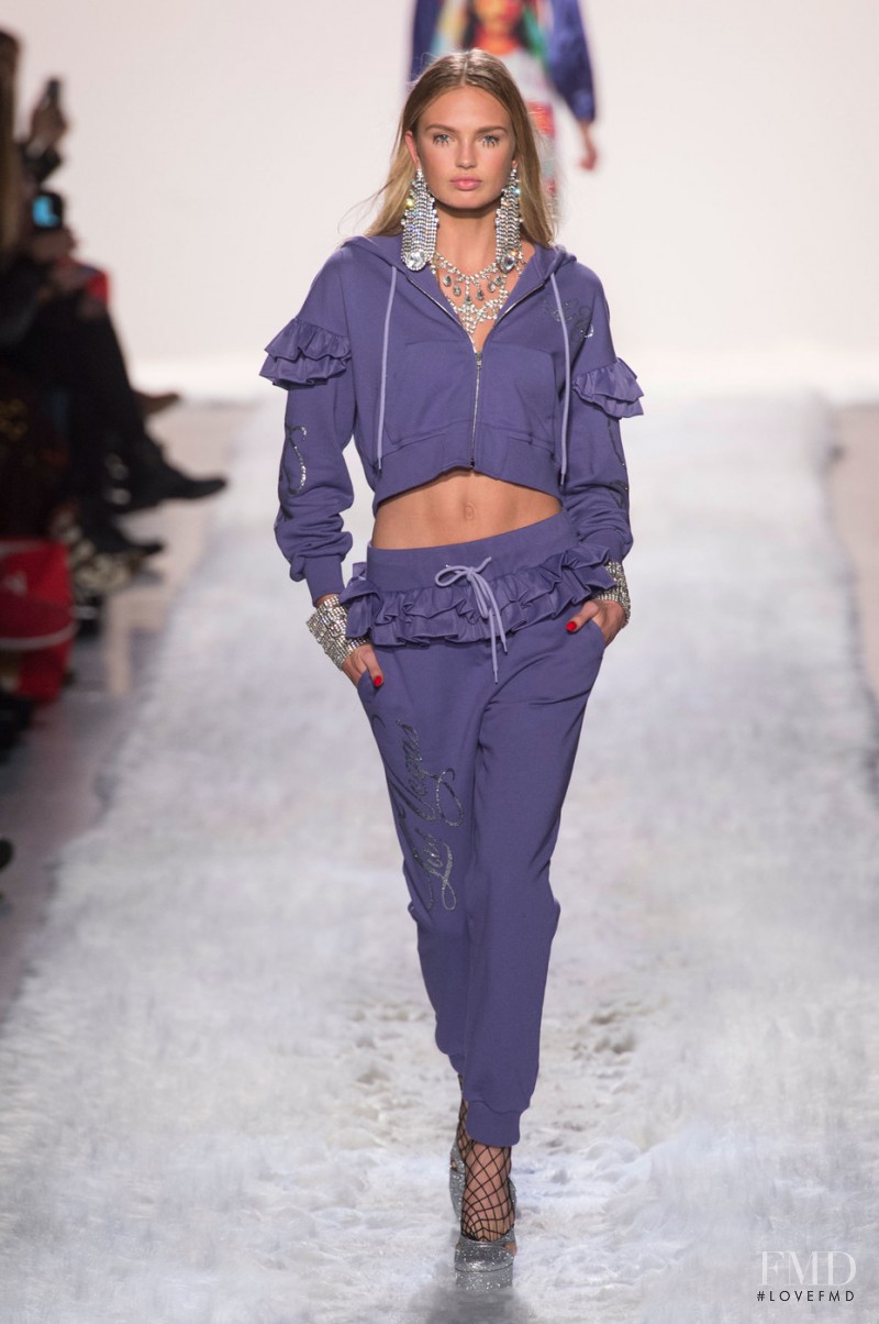 Romee Strijd featured in  the Jeremy Scott fashion show for Autumn/Winter 2017