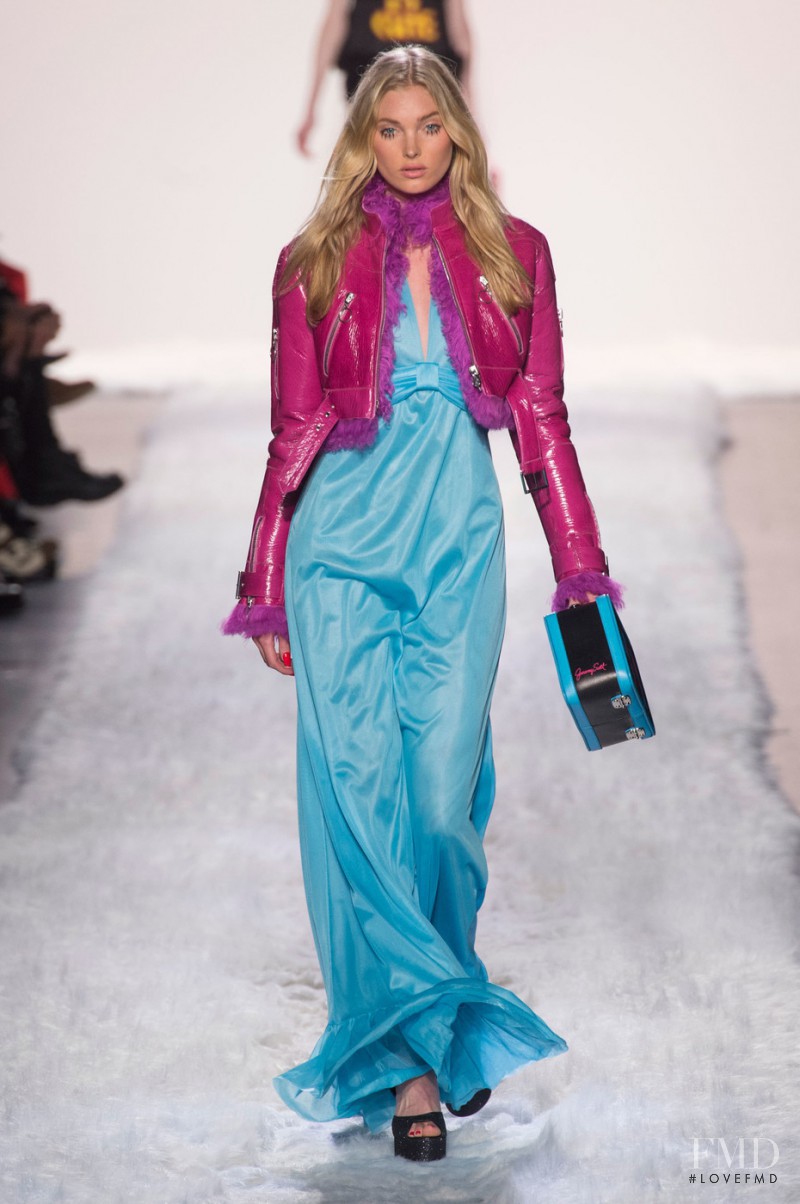 Elsa Hosk featured in  the Jeremy Scott fashion show for Autumn/Winter 2017