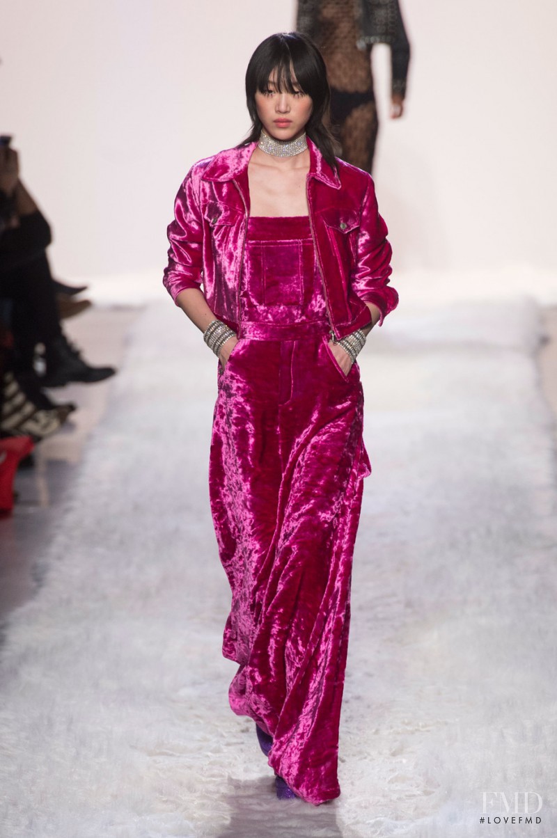 So Ra Choi featured in  the Jeremy Scott fashion show for Autumn/Winter 2017