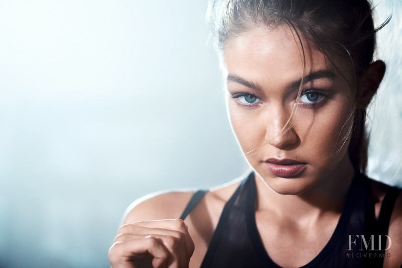 Gigi Hadid featured in  the Reebok advertisement for Spring/Summer 2017