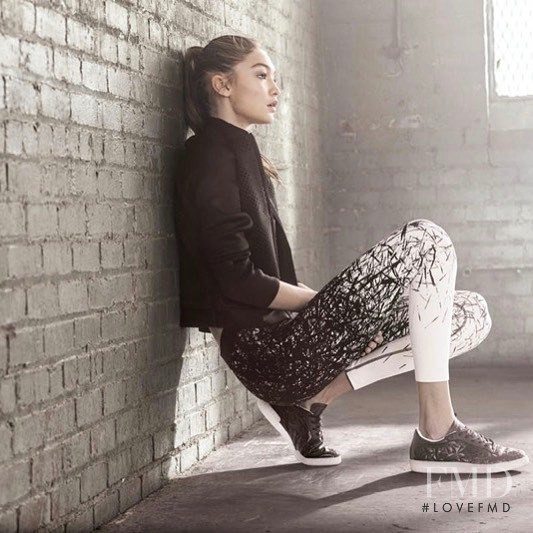 Gigi Hadid featured in  the Reebok advertisement for Spring/Summer 2017